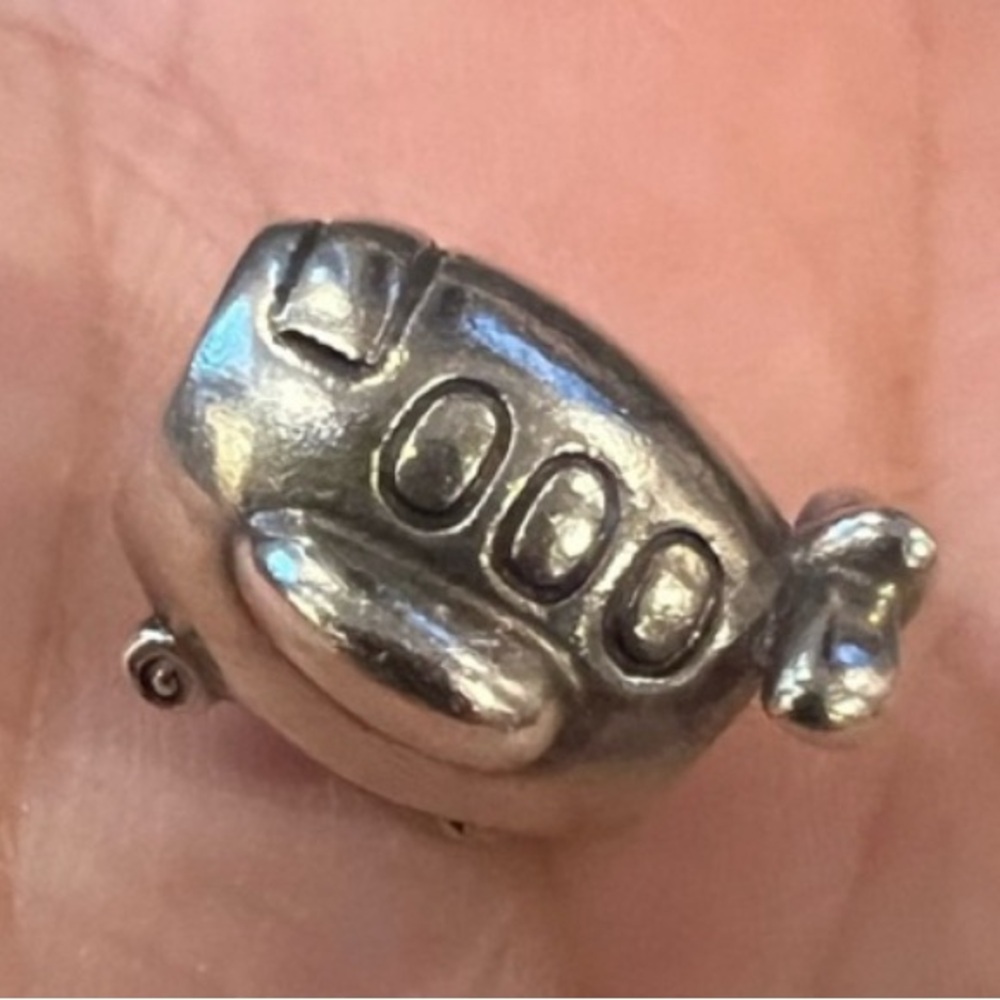 RETIRED PANDORA AIRPLANE CHARM STERLING SILVER 925 ALE 790561 TRAVEL & ADVENTURE